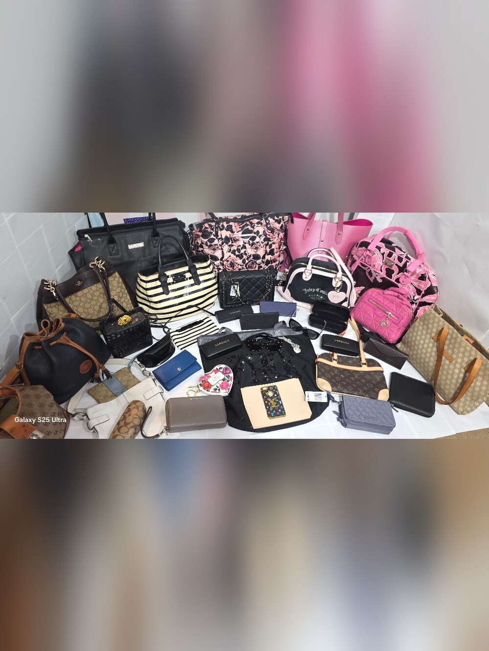 MASSIVE 34 PC DESIGNER PURSE LOT*